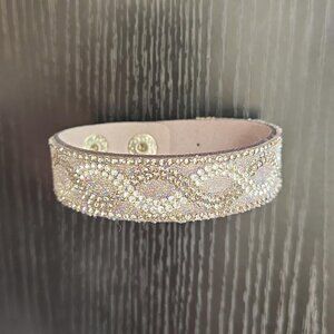 Sparkly Gray Wrap Bracelet